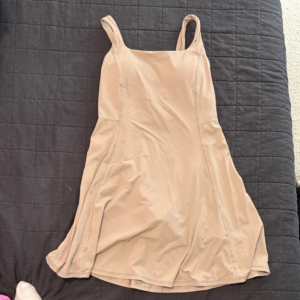 Beige Active Dress